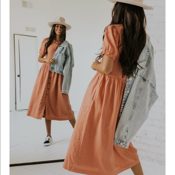 Roolee Dresses & Skirts - Roolee Sparks Fly Button Dress